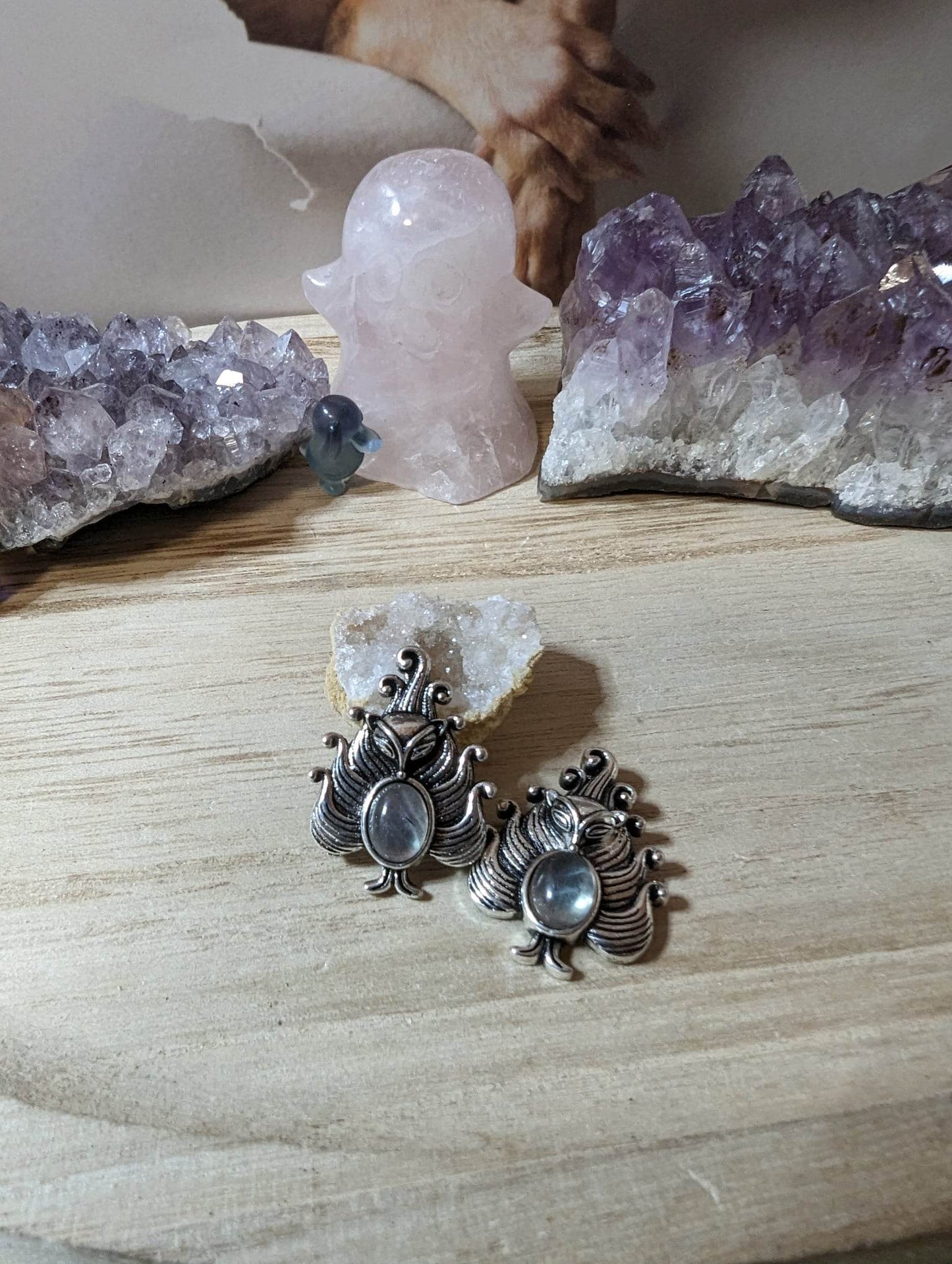 Labradorit Fuchs Anhänger